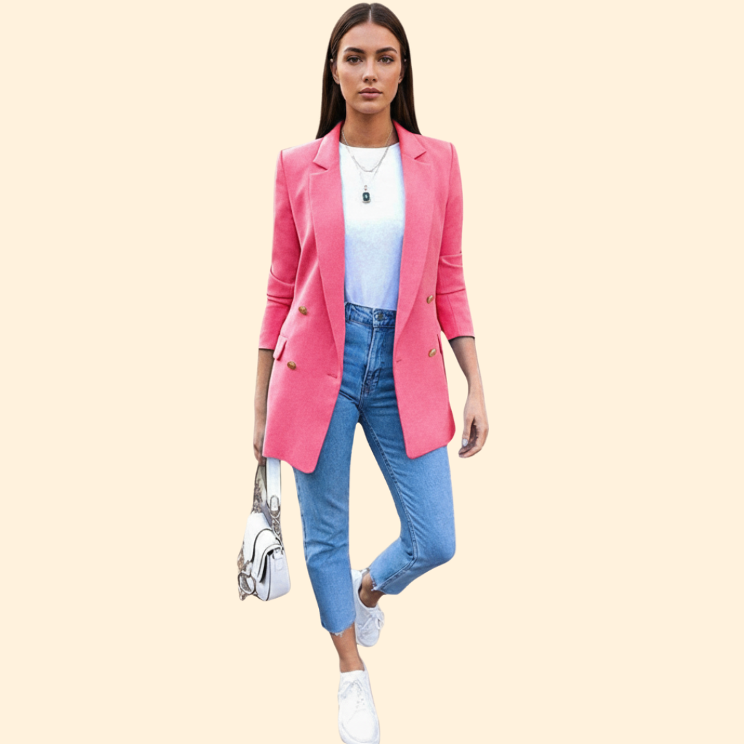 Women's Tailored Fit Blazer | Elegant Smart Casual Jacket | Steven & Levon