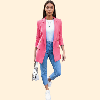 Women's Tailored Fit Blazer | Elegant Smart Casual Jacket | Steven & Levon
