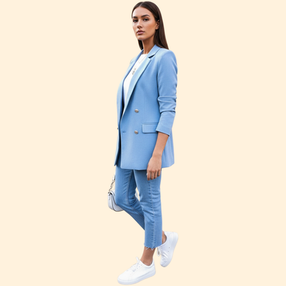 Women's Tailored Fit Blazer | Elegant Smart Casual Jacket | Steven & Levon