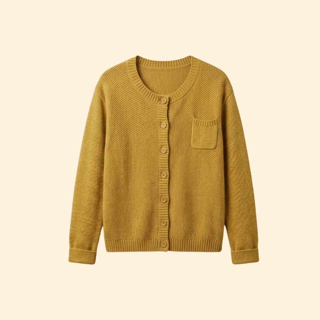 Women's Button Knit Cardigan | Soft Long Sleeve Layering Sweater | Steven & Levon