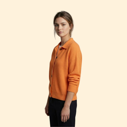 Women's Collared Knit Cardigan | Soft Button-Up Casual Sweater | Steven & Levon