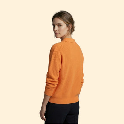 Women's Collared Knit Cardigan | Soft Button-Up Casual Sweater | Steven & Levon