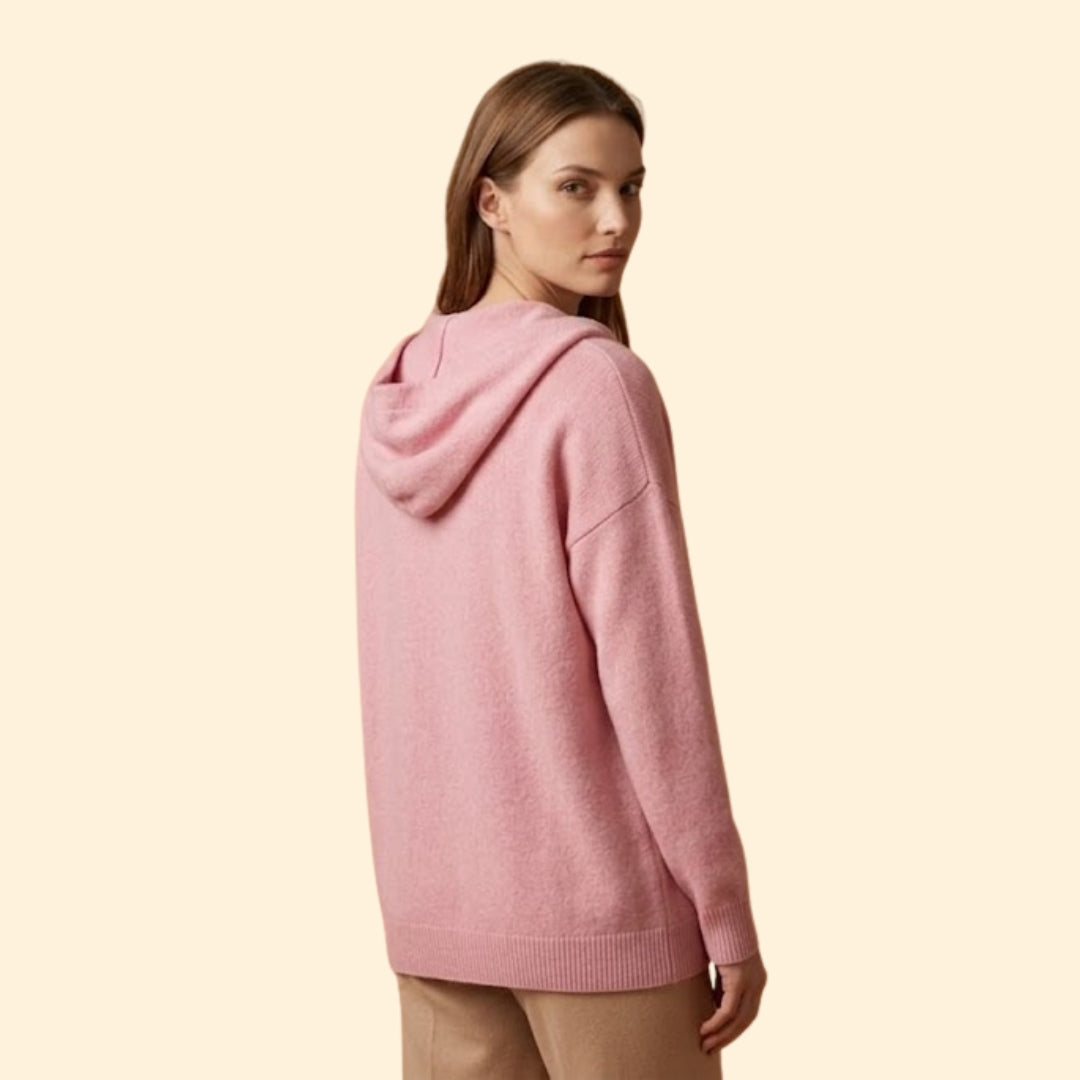 Hooded Button Cardigan | Women | Soft Knit | Button Front | Casual Layering Style | Steven & Levon
