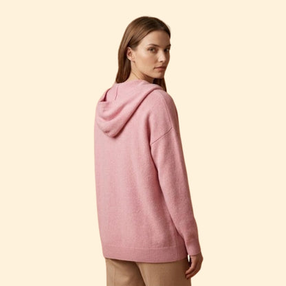 Hooded Button Cardigan | Women | Soft Knit | Button Front | Casual Layering Style | Steven & Levon