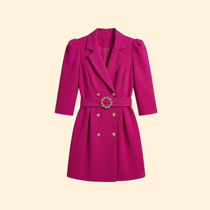 Women's Modern Blazer Dress | Tailored Mini Dress | Elegant Smart Occasion Wear | Steven & Levon