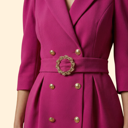 Women's Modern Blazer Dress | Tailored Mini Dress | Elegant Smart Occasion Wear | Steven & Levon