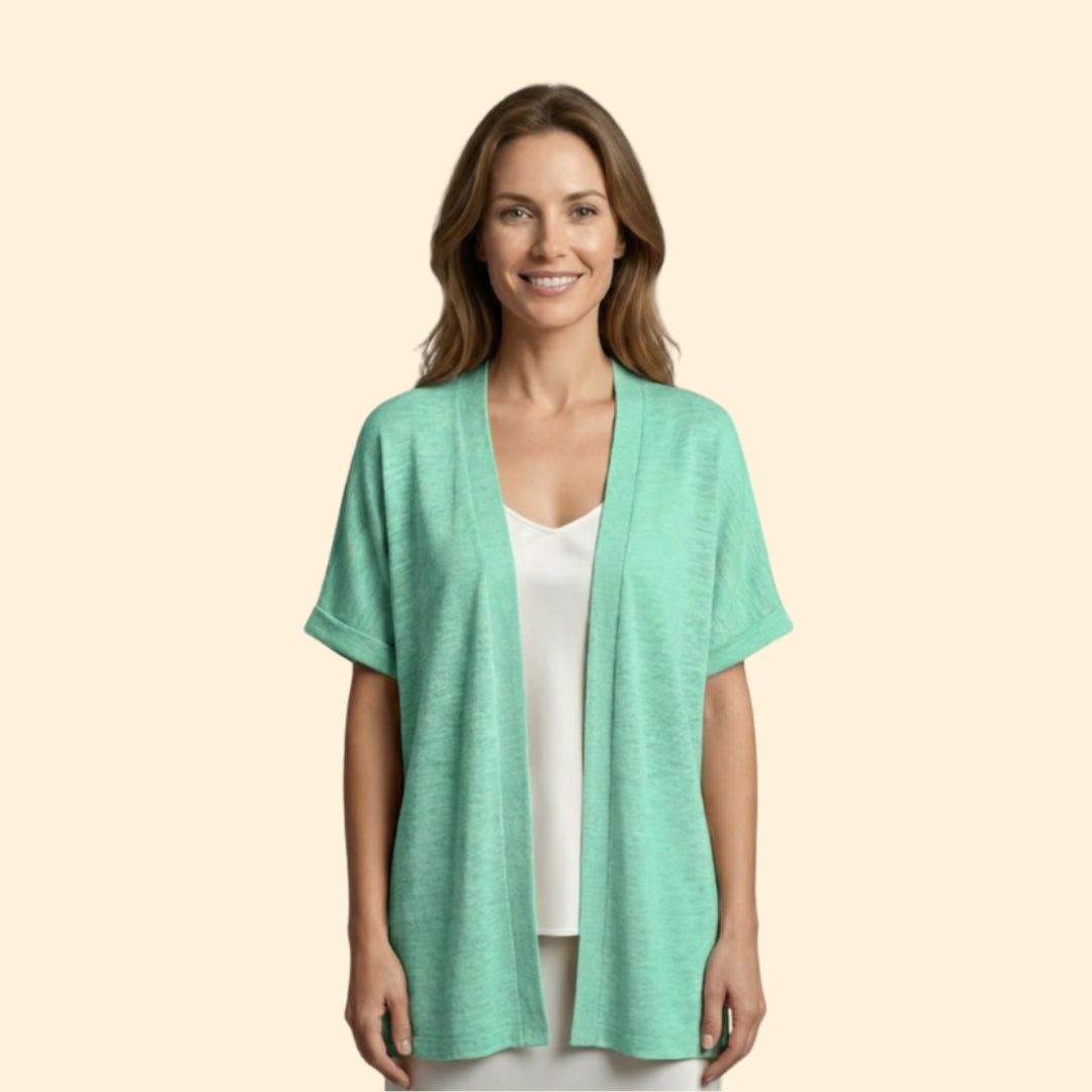 Women's Open Front Cardigan | Soft Knit Long Sleeve Layering Sweater | Steven & Levon