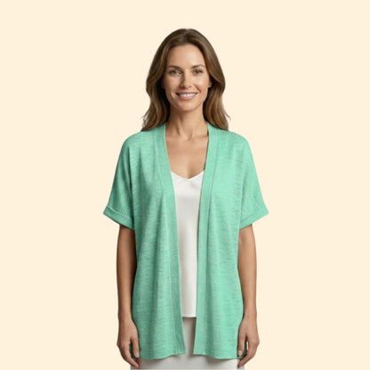 Women's Open Front Cardigan | Soft Knit Long Sleeve Layering Sweater | Steven & Levon