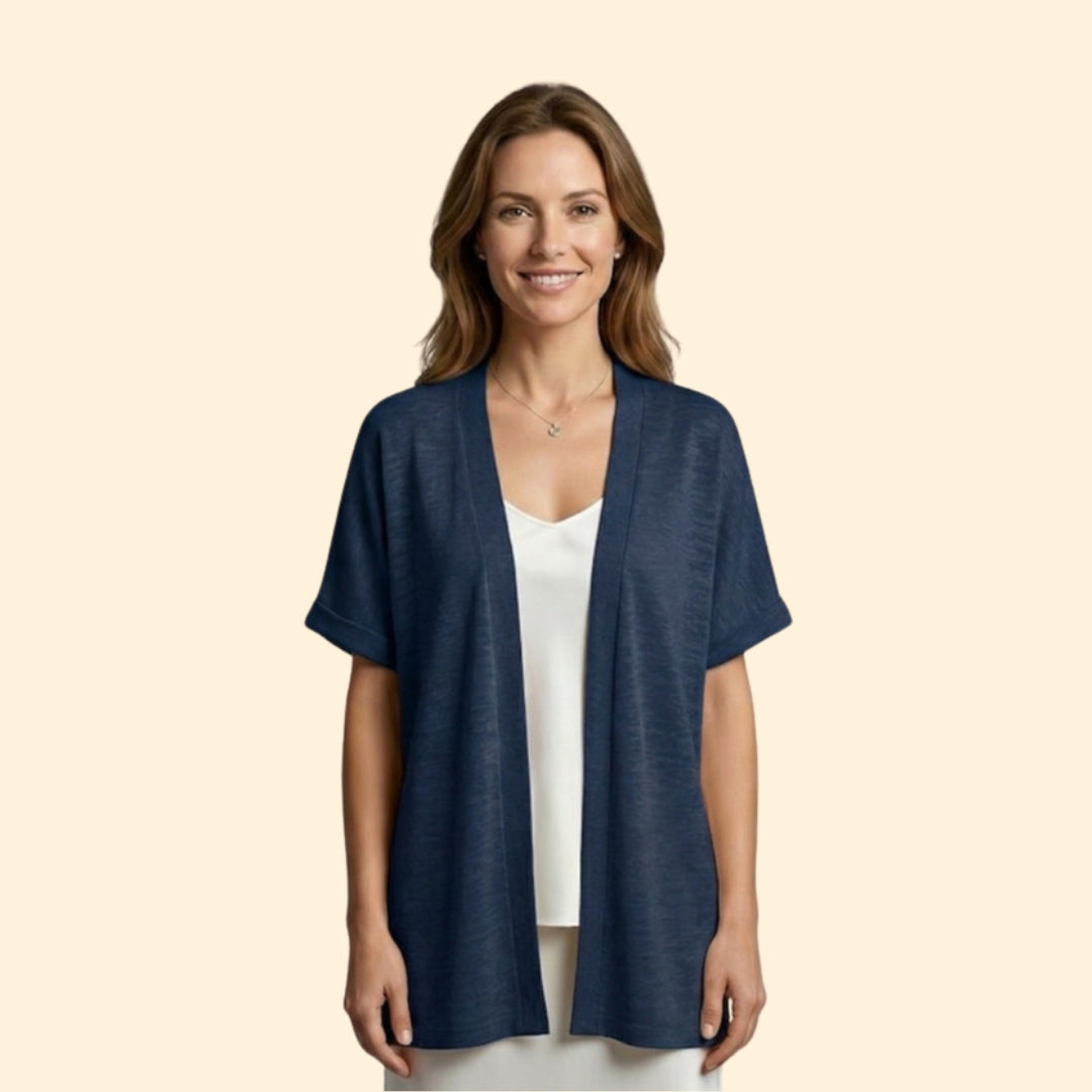 Women's Open Front Cardigan | Soft Knit Long Sleeve Layering Sweater | Steven & Levon