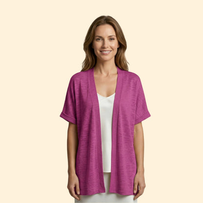 Women's Open Front Cardigan | Soft Knit Long Sleeve Layering Sweater | Steven & Levon
