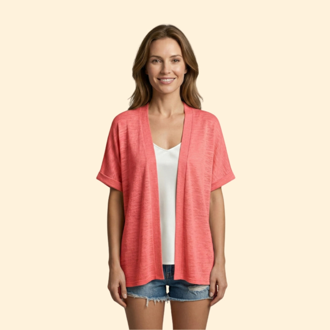 Women's Open Front Cardigan | Soft Knit Long Sleeve Layering Sweater | Steven & Levon