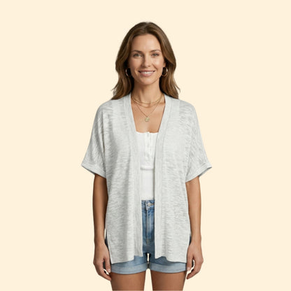 Women's Open Front Cardigan | Soft Knit Long Sleeve Layering Sweater | Steven & Levon