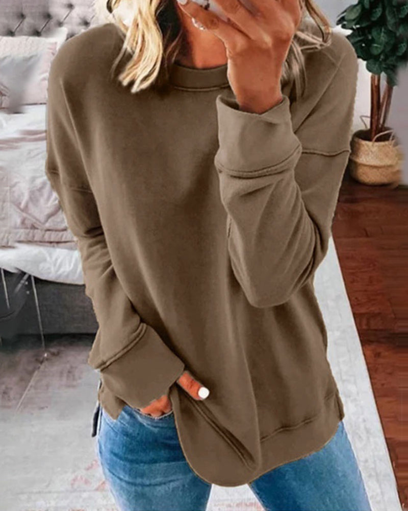 Women’s Casual Long Sleeve Sweater | Knit Pullover | Blended Fabric | Steven & Levon