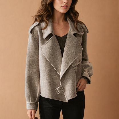 Women's Classic Wool Coat | Women | Timeless Tailored Winter Outerwear | Steven & Levon