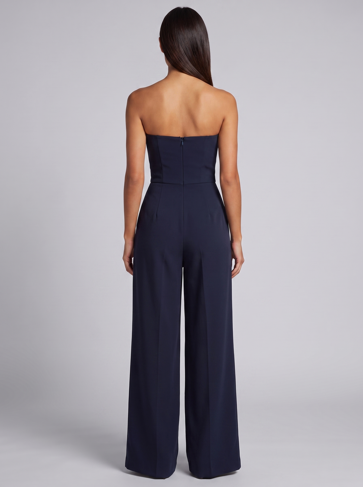 Women's Strapless Jumpsuit | Elegant Wide Leg | Pockets | Steven & Levon