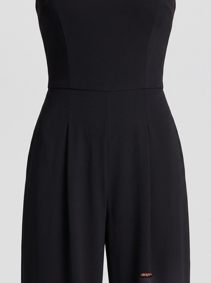 Women's Strapless Jumpsuit | Elegant Wide Leg | Pockets | Steven & Levon