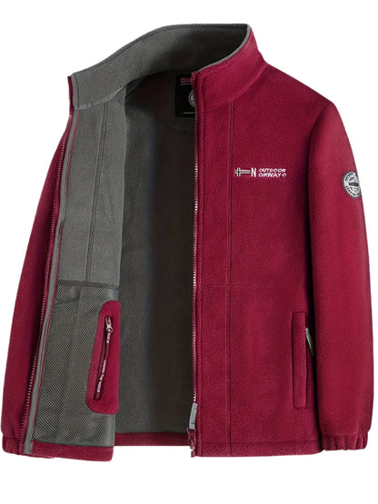 Women's Fleece Jacket | High Collar | Warm Outdoor Casual Jacket | Soft Winter Layer | Steven & Levon