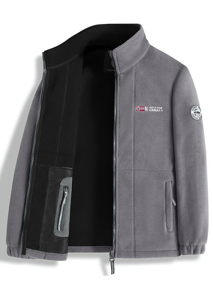 Women's Fleece Jacket | High Collar | Warm Outdoor Casual Jacket | Soft Winter Layer | Steven & Levon