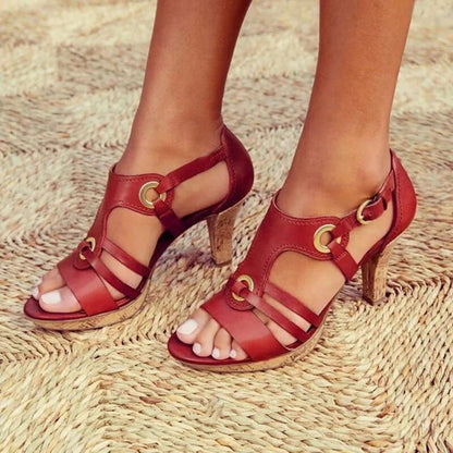 Women's High Heel Sandals | Eco Leather | Comfortable Elegant Dress Shoes | Steven & Levon