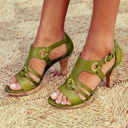 Women's High Heel Sandals | Eco Leather | Comfortable Elegant Dress Shoes | Steven & Levon