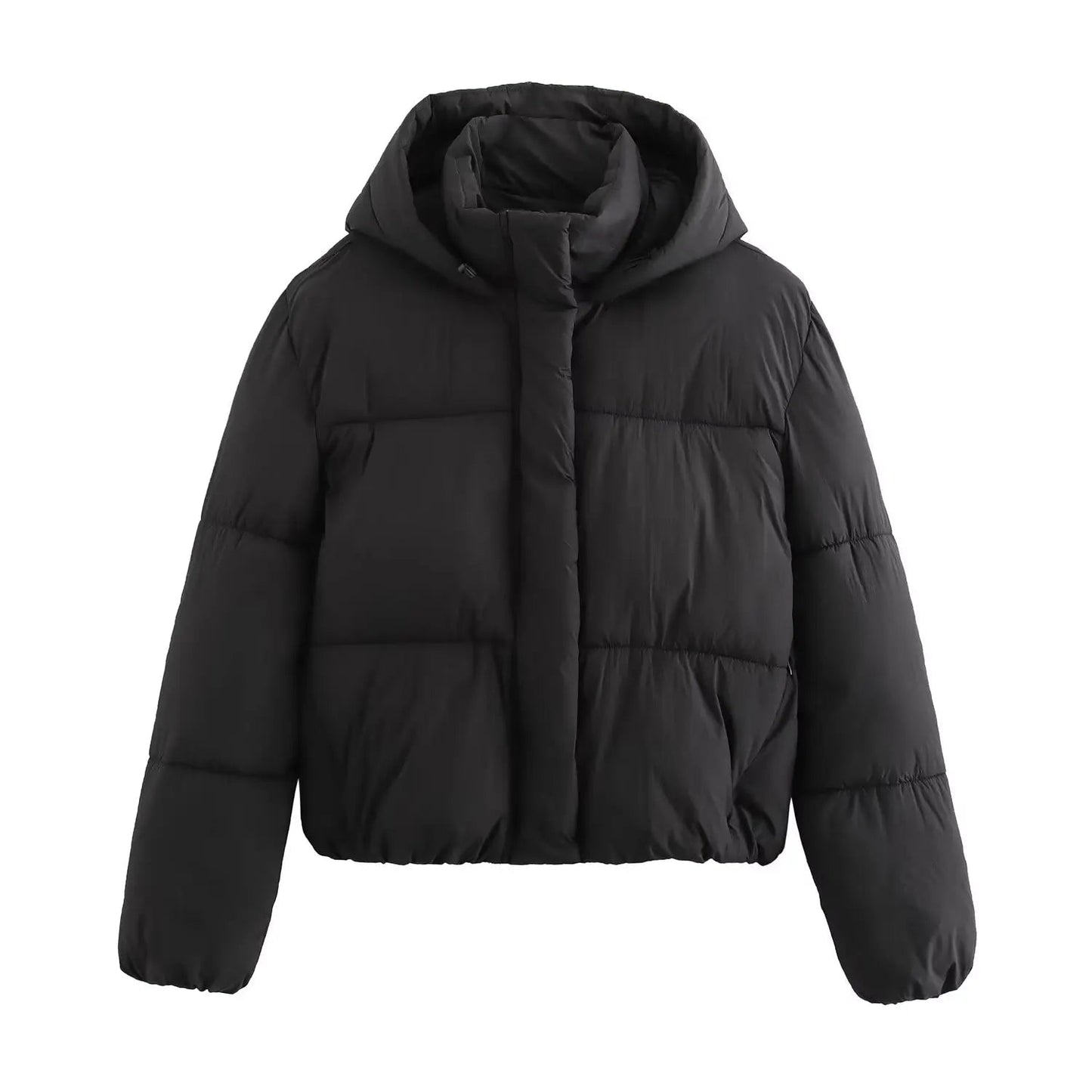 Women's Hooded Puffer Jacket | Quilted Winter Coat | Warm Insulated Outerwear | Steven & Levon