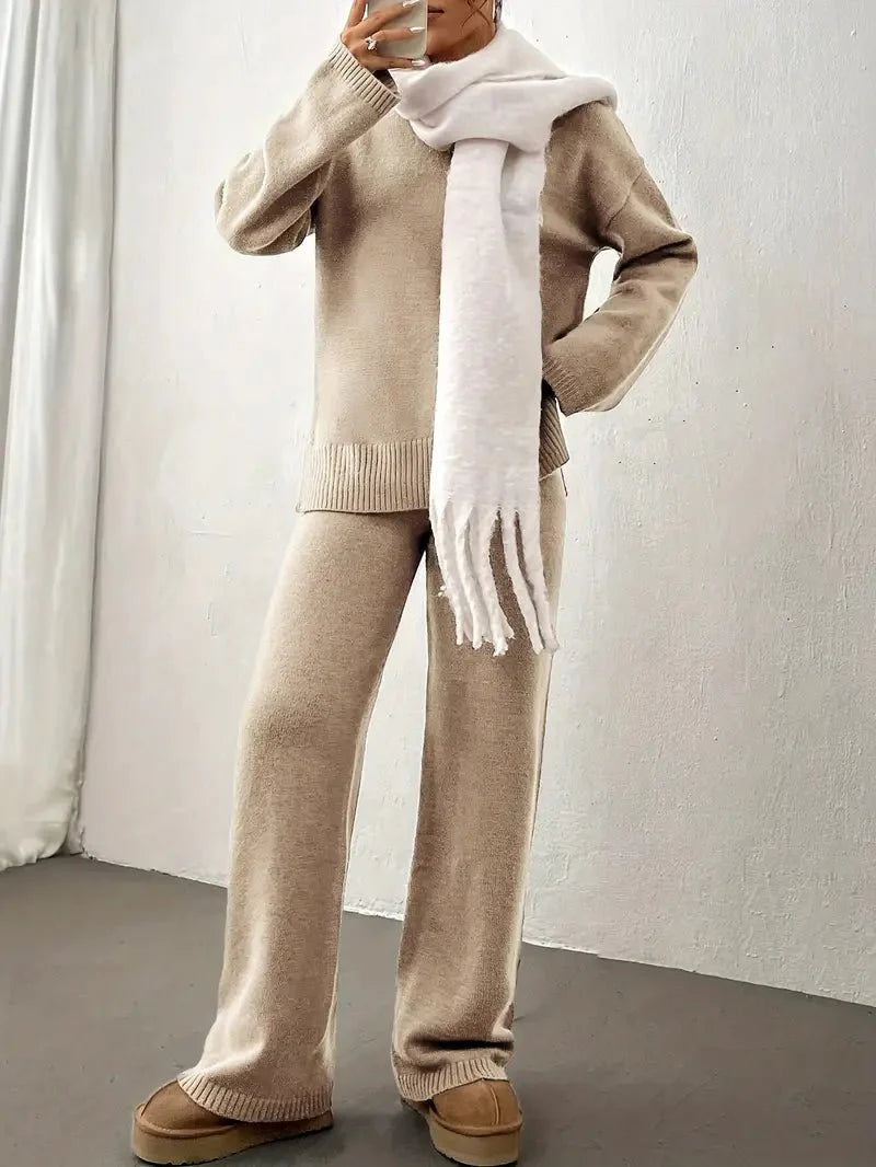 Women's Knit Lounge Set | Soft Two-Piece Outfit | Relaxed Fit | Steven & Levon