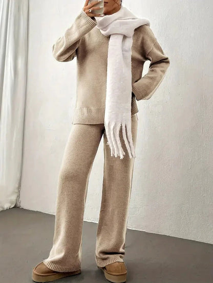 Women's Knit Lounge Set | Soft Two-Piece Outfit | Relaxed Fit | Steven & Levon