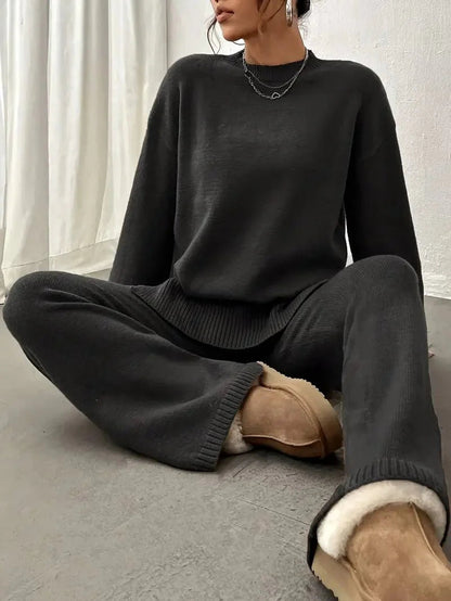 Women's Knit Lounge Set | Soft Two-Piece Outfit | Relaxed Fit | Steven & Levon