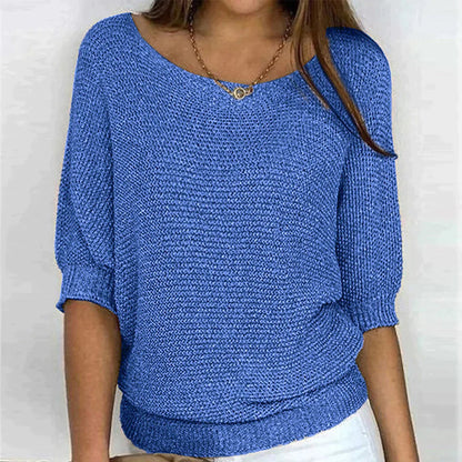Women’s Knit Top | Elegant Knit Blouse | Breathable Stretch Fabric | Steven & Levon