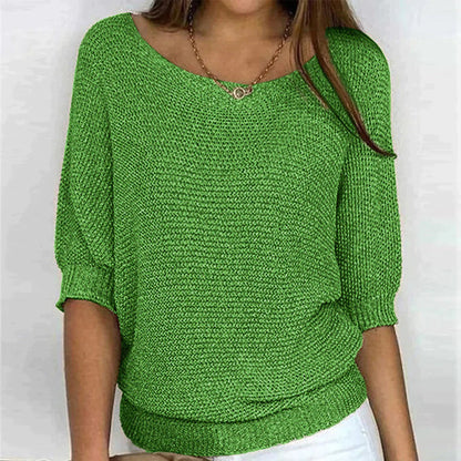 Women’s Knit Top | Elegant Knit Blouse | Breathable Stretch Fabric | Steven & Levon