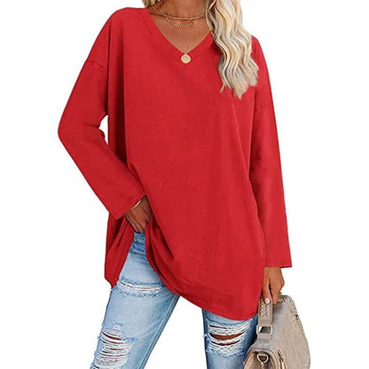 Women's Long Sleeve Shirt | Classic Modern Blouse | Lightweight Cotton Blend | Steven & Levon