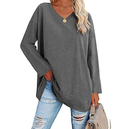 Women's Long Sleeve Shirt | Classic Modern Blouse | Lightweight Cotton Blend | Steven & Levon