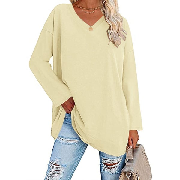 Women's Long Sleeve Shirt | Classic Modern Blouse | Lightweight Cotton Blend | Steven & Levon