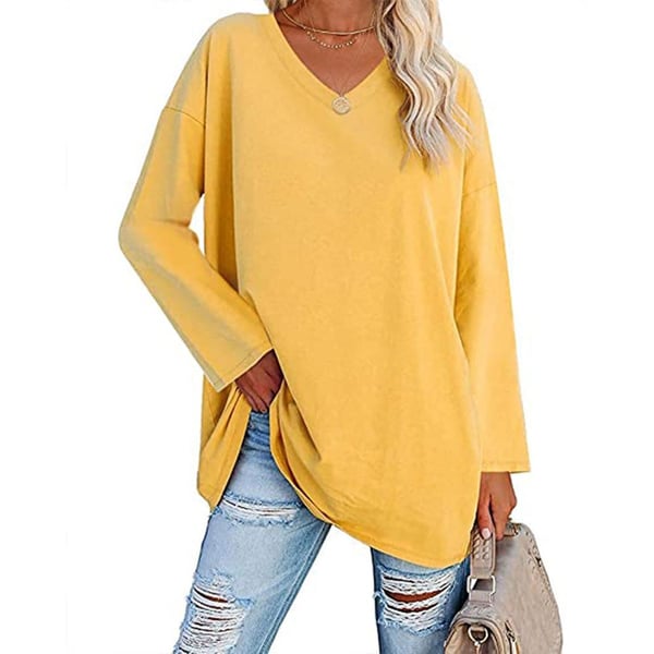 Women's Long Sleeve Shirt | Classic Modern Blouse | Lightweight Cotton Blend | Steven & Levon
