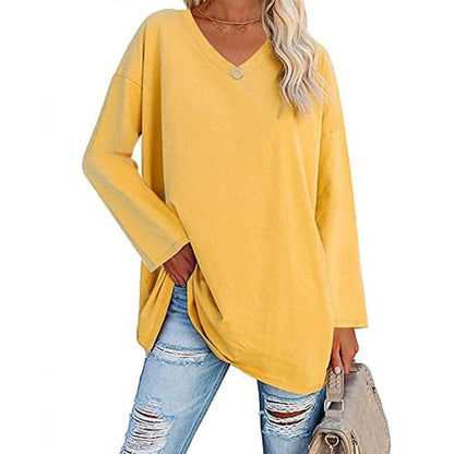 Women's Long Sleeve Shirt | Classic Modern Blouse | Lightweight Cotton Blend | Steven & Levon