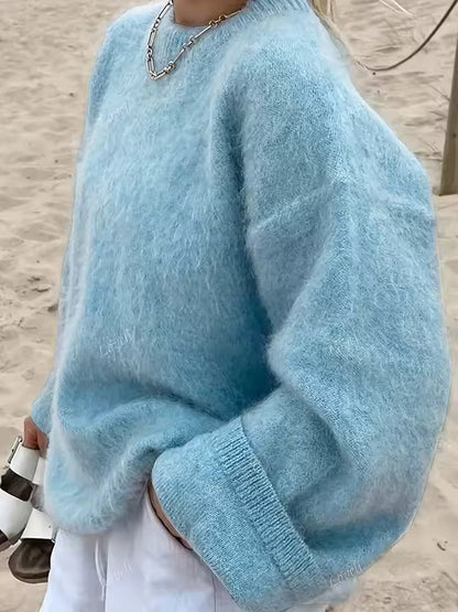 Women's Oversized Knitted Sweater | Soft Warm Casual Jumper | Relaxed Fit Winter Knitwear | Steven & Levon
