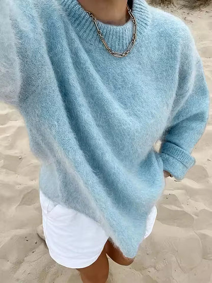 Women's Oversized Knitted Sweater | Soft Warm Casual Jumper | Relaxed Fit Winter Knitwear | Steven & Levon