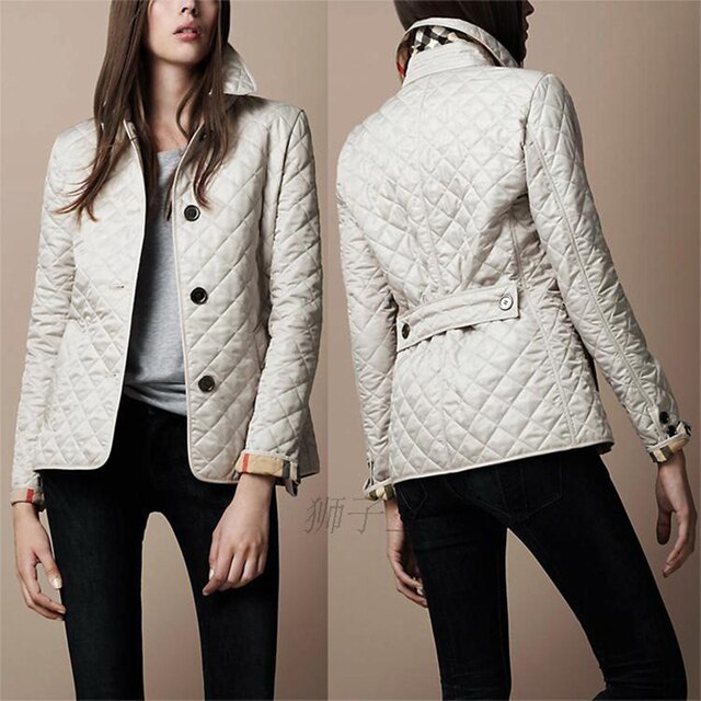 Women's Quilted Button-Up Jacket | Women | Premium Fabric | Lightweight Warm Autumn Winter Coat | Steven & Levon