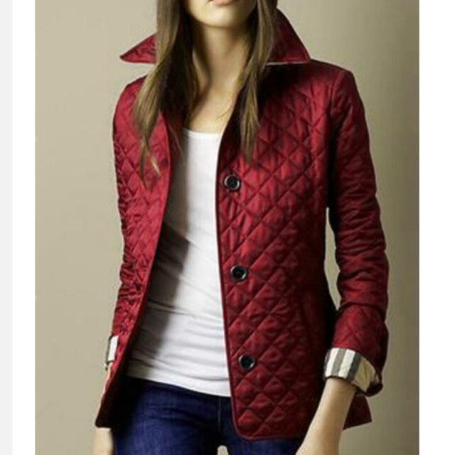 Women's Quilted Button-Up Jacket | Women | Premium Fabric | Lightweight Warm Autumn Winter Coat | Steven & Levon
