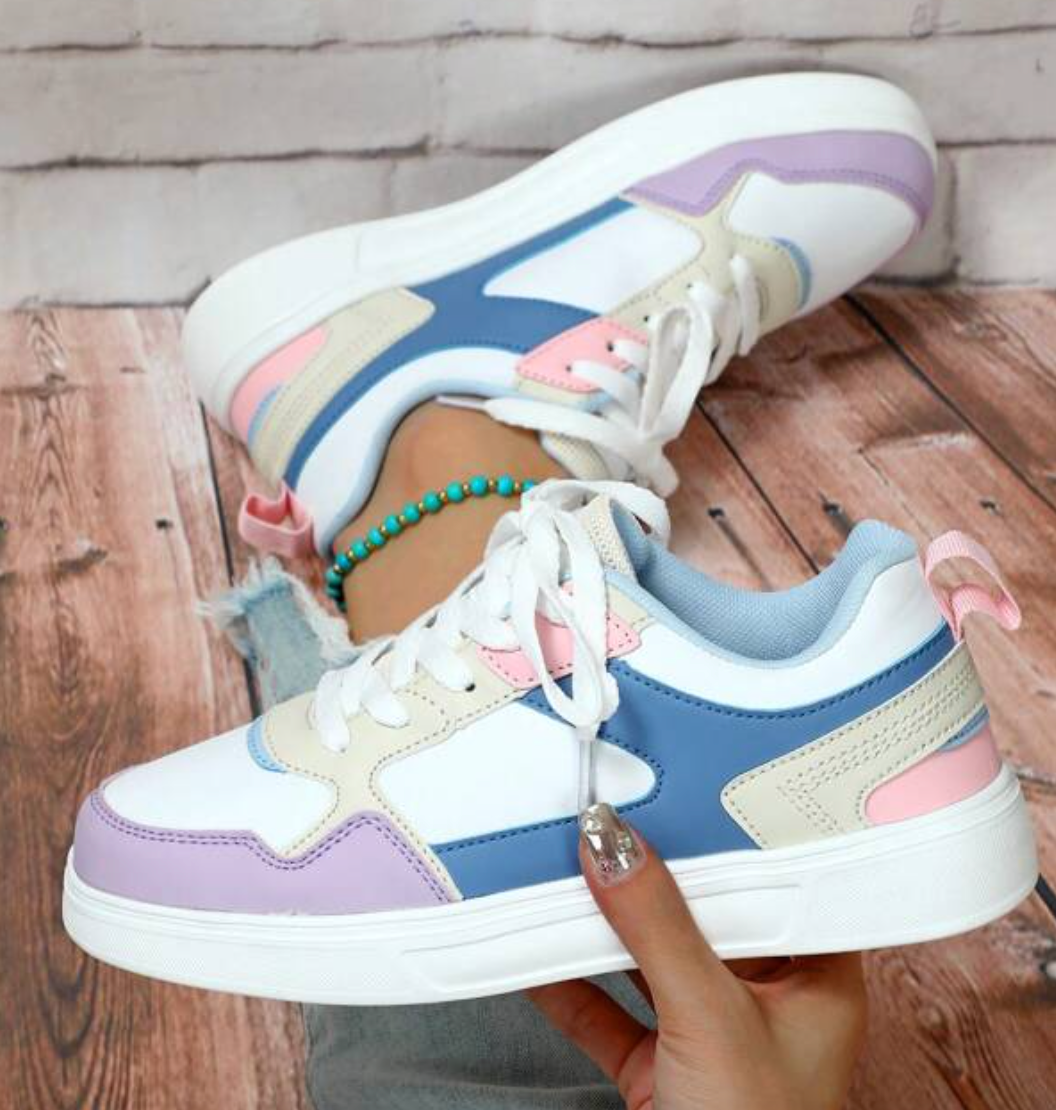 Women’s Patterned Sneakers | Casual Comfort Shoes | Women | Breathable Lightweight Design | Everyday Fashion | Steven & Levon