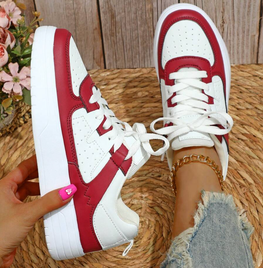 Women’s Patterned Sneakers | Casual Comfort Shoes | Women | Breathable Lightweight Design | Everyday Fashion | Steven & Levon