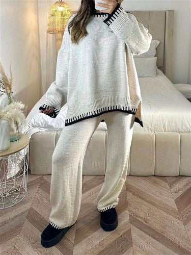 Women’s Soft Knitted Lounge Set | Women | Knitted Two Piece Co-Ord | Soft Comfortable Loungewear | Steven & Levon