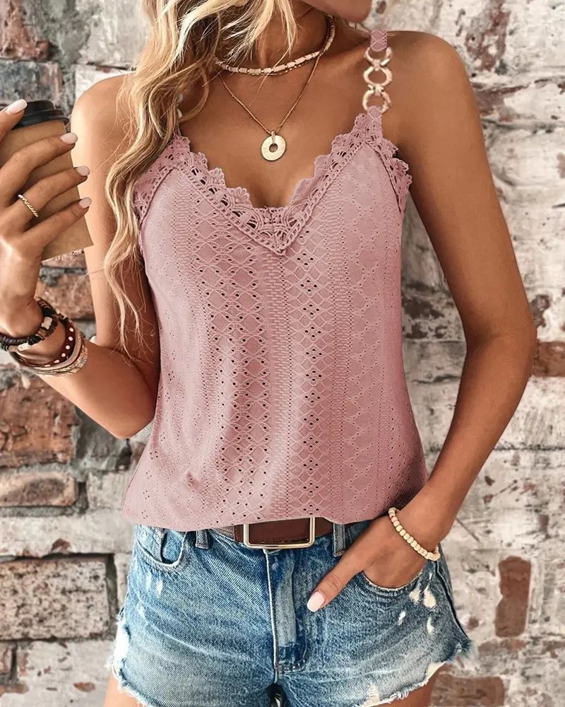 Women's Spaghetti Strap Summer Top | Tank Top | Lightweight Breathable Fabric | Sleeveless Casual Summer Cami | Steven & Levon