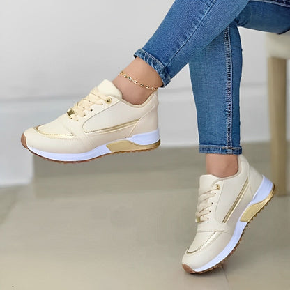 Women’s Sporty Sneakers | Cushioned Running Shoes | Women | Breathable Mesh | Thick Sole Comfort Trainers | Steven & Levon