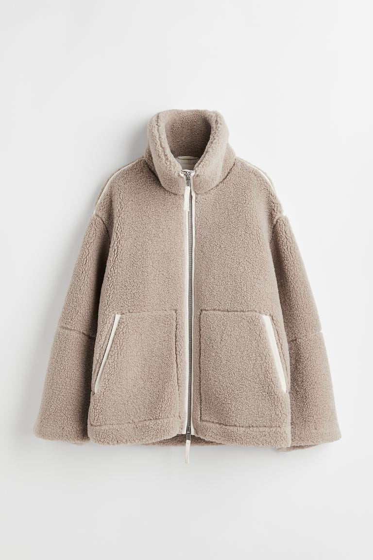 Women's Teddy Jacket | Teddy Jacket | Women | Fleece | Double Zipper Winter Coat | Steven & Levon