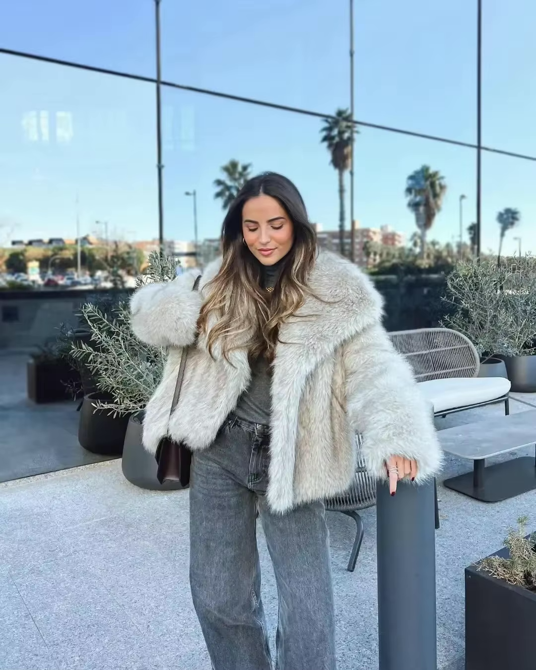 Women's Warm Winter Coat | Women | Soft Fabric Blend | Elegant Longline Coat for Casual & Evening Wear | Steven & Levon