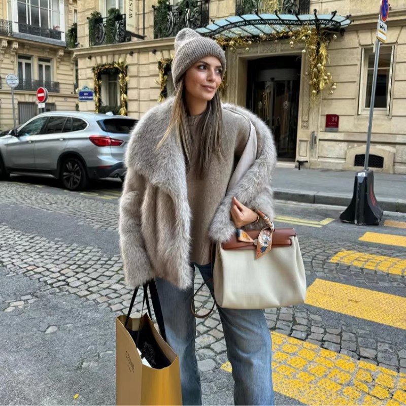 Women's Warm Winter Coat | Women | Soft Fabric Blend | Elegant Longline Coat for Casual & Evening Wear | Steven & Levon