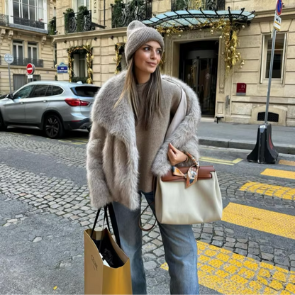 Women's Warm Winter Coat | Women | Soft Fabric Blend | Elegant Longline Coat for Casual & Evening Wear | Steven & Levon