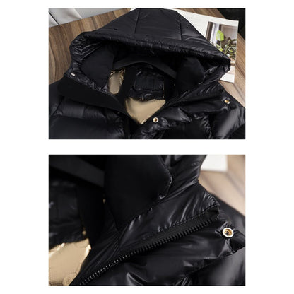 Women's Waterproof Down Puffer Jacket | Hooded Warm Winter Coat | Insulated Outdoor Wear | Steven & Levon