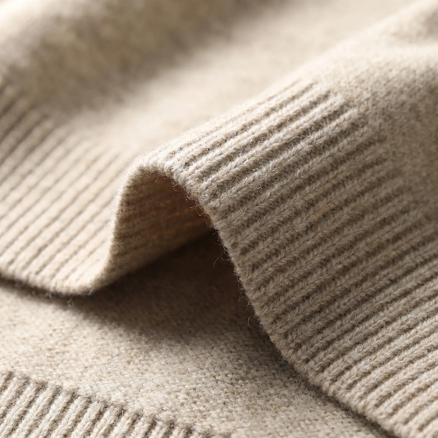 Woolven - Zip-Through Knitted Cardigan For Men  Layering In Cooler Weather